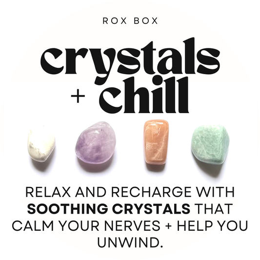 crystals + chill - crystals for relaxation | cheeky gift funny gift