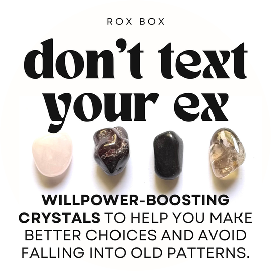 don't text your ex - crystals for healing + closure | break up gifts