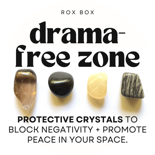 drama-free zone - crystal gift for protection | cheeky funny gift