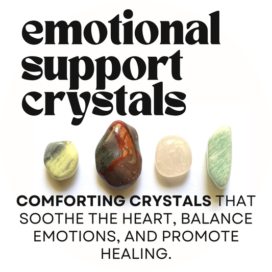 emotional support crystals - crystal gift for comfort | cheeky gift wellness gift