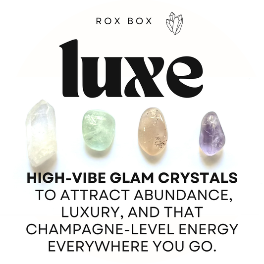 luxe - crystals for abundance - crystals for abundance - fun cheeky gift