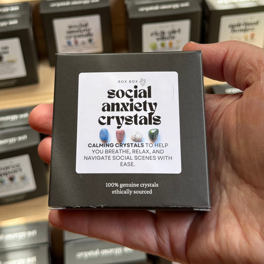 social anxiety crystals - calming crystals - wellness gift