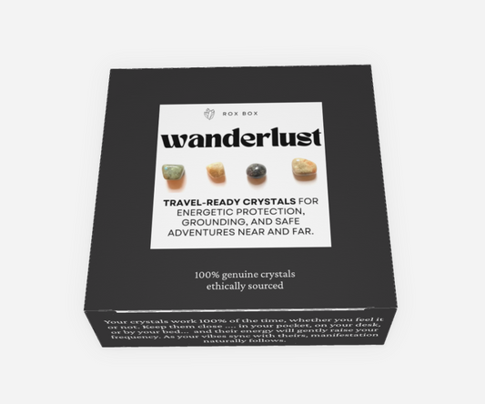 wanderlust - crystal gift for safe travels - cheeky gift funny gift