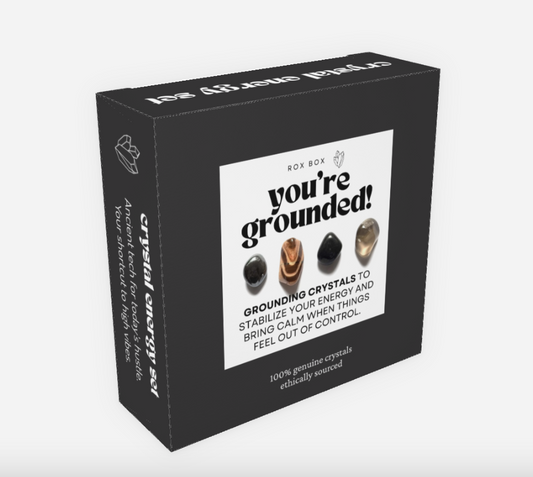 you’re grounded! - crystals for stability - cheeky gift funny gift