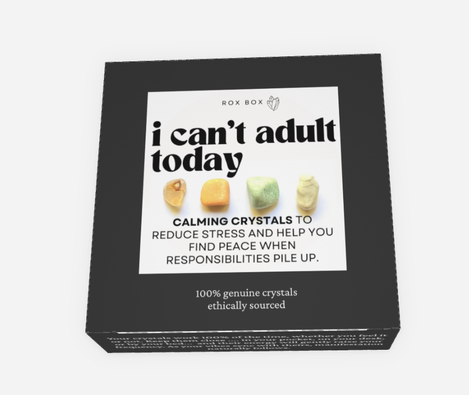 I can’t adult today - crystal gift for stress reduction | cheeky gift funny gift