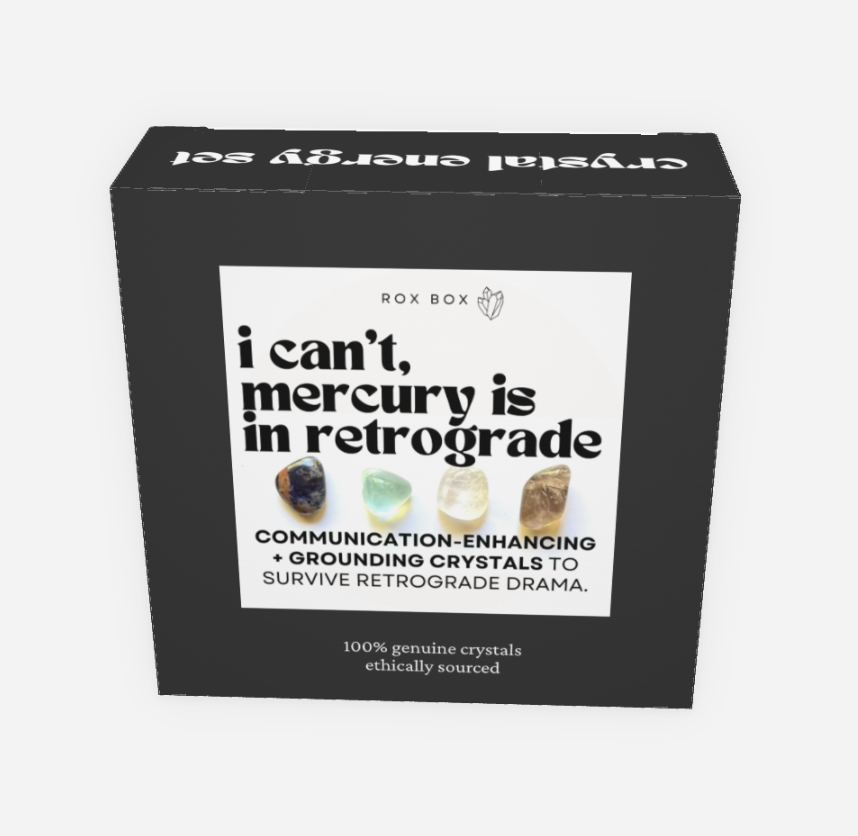 I can’t, mercury is in retrograde - crystals for communication | metaphysical gift