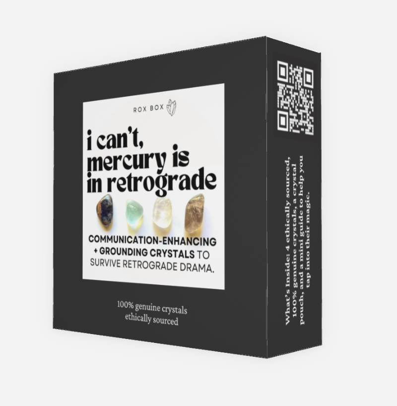 I can’t, mercury is in retrograde - crystals for communication | metaphysical gift
