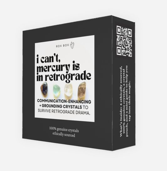 I can’t, mercury is in retrograde - crystals for communication | metaphysical gift