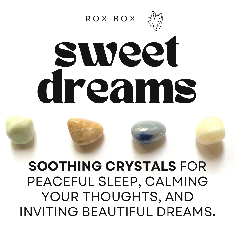 sweet dreams - crystal gift for restful sleep - wellness gift