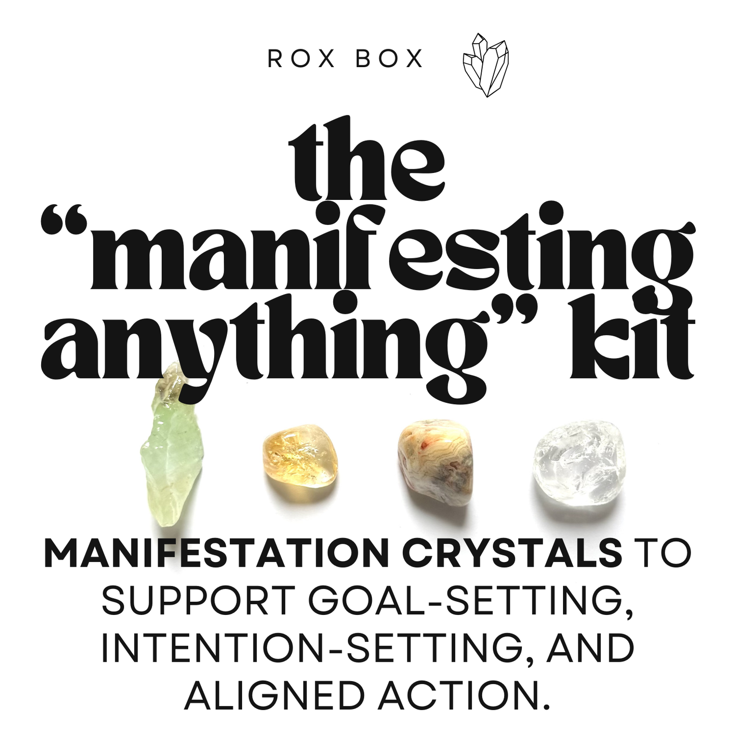the “manifesting anything” kit - crystals for abundance - cheeky gift funny gift
