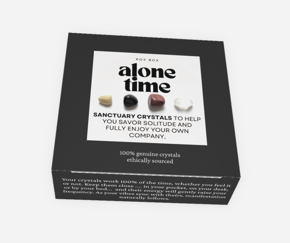 alone time - crystals for recharging - cheeky gift funny gift