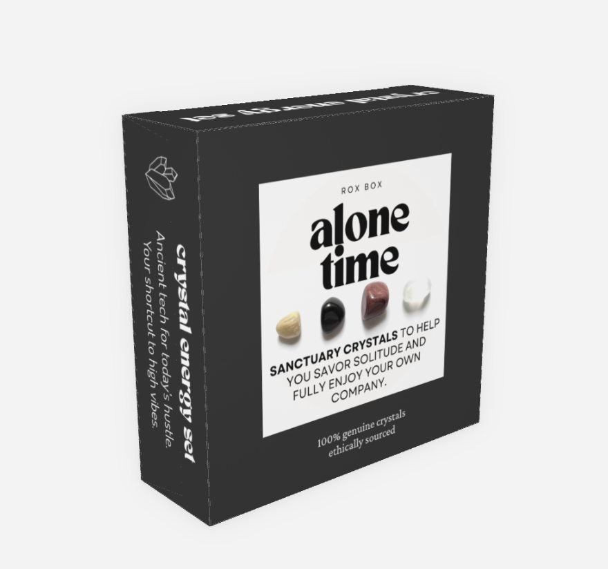 alone time - crystals for recharging - cheeky gift funny gift