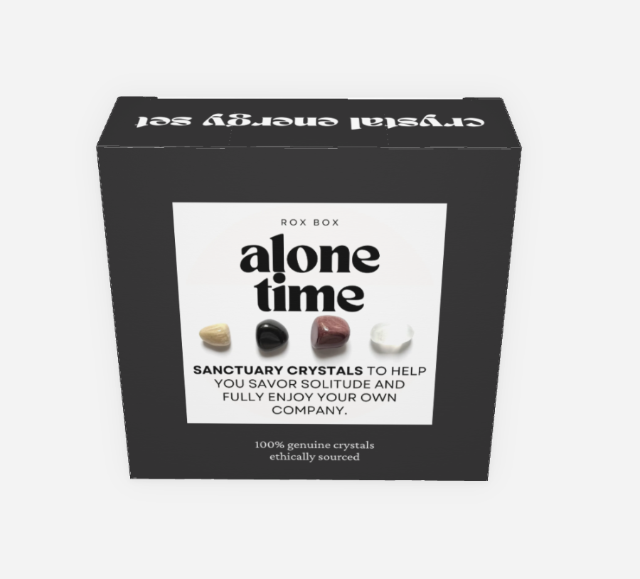 alone time - crystals for recharging - cheeky gift funny gift