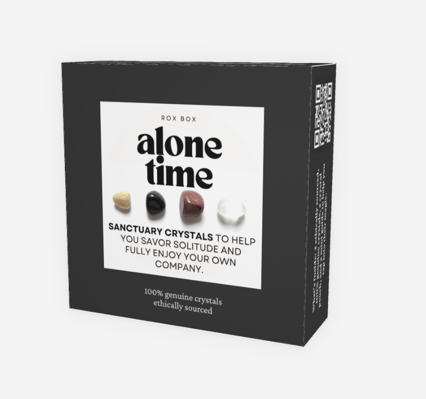 alone time - crystals for recharging - cheeky gift funny gift