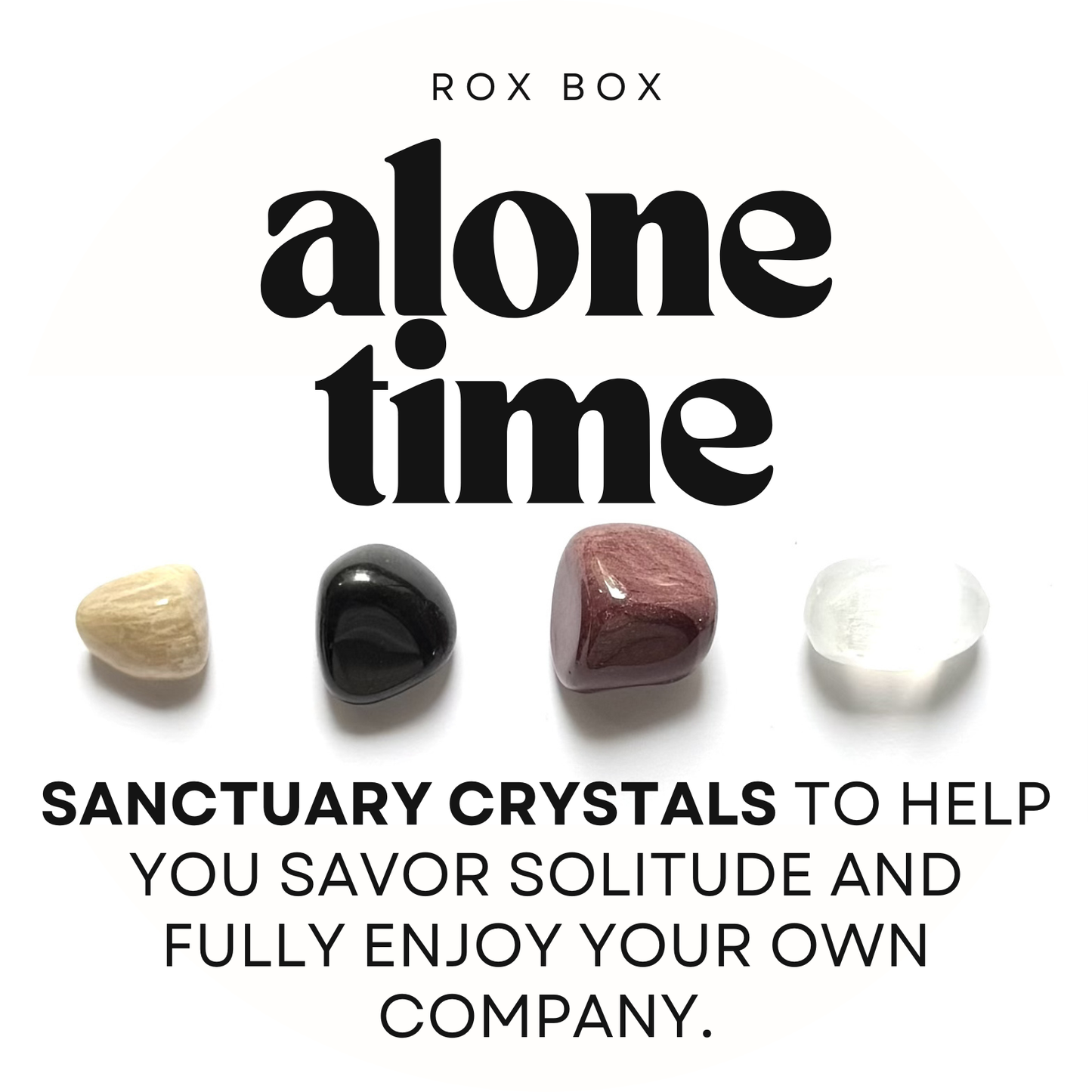 alone time - crystals for recharging - cheeky gift funny gift