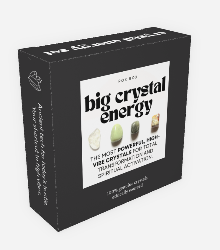 big crystal energy  – Confidence + Manifestation Crystal Collection for Main Character Energy
