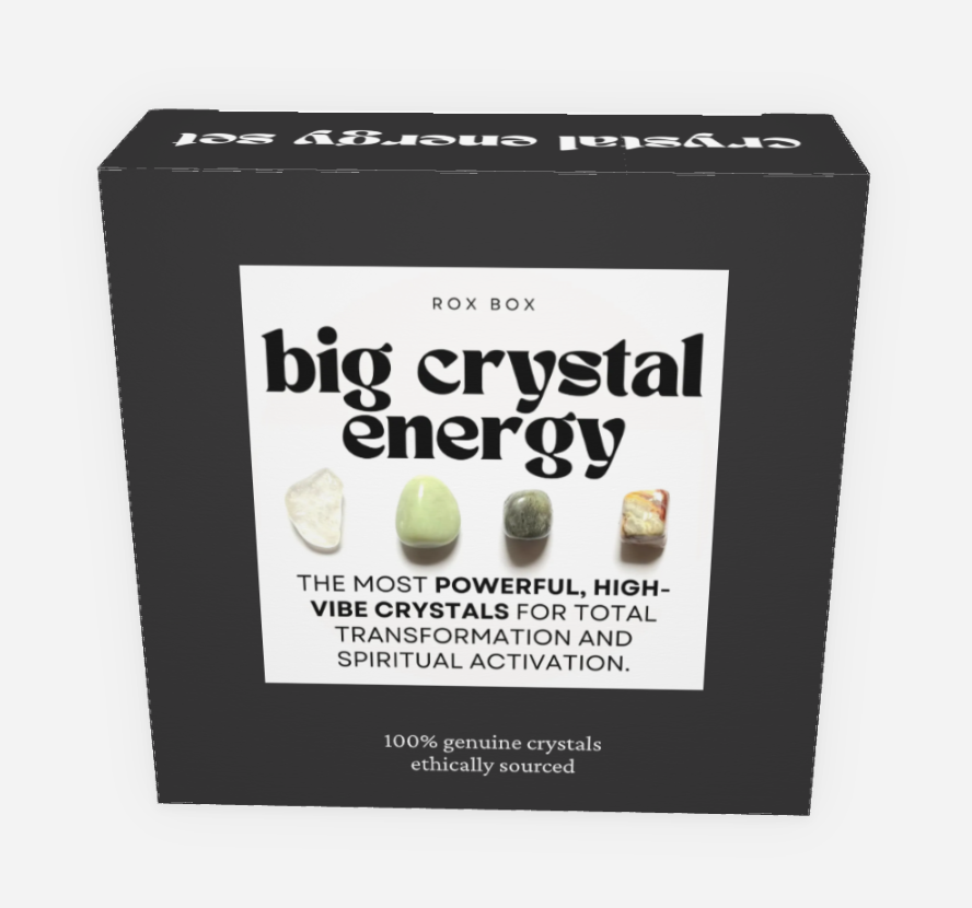 big crystal energy  – Confidence + Manifestation Crystal Collection for Main Character Energy