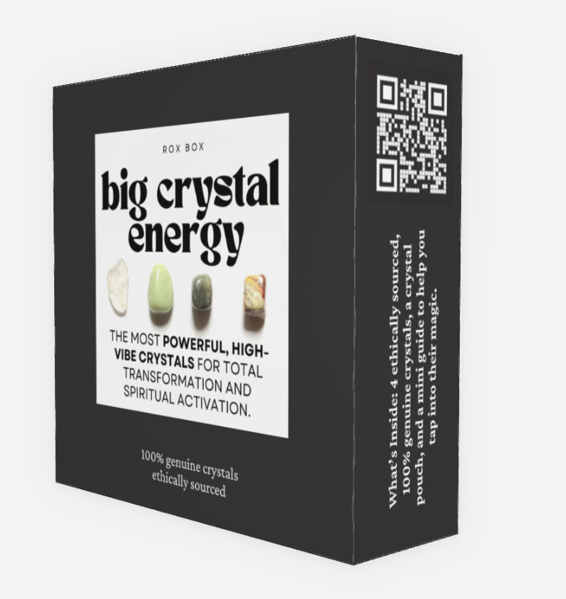 big crystal energy  – Confidence + Manifestation Crystal Collection for Main Character Energy