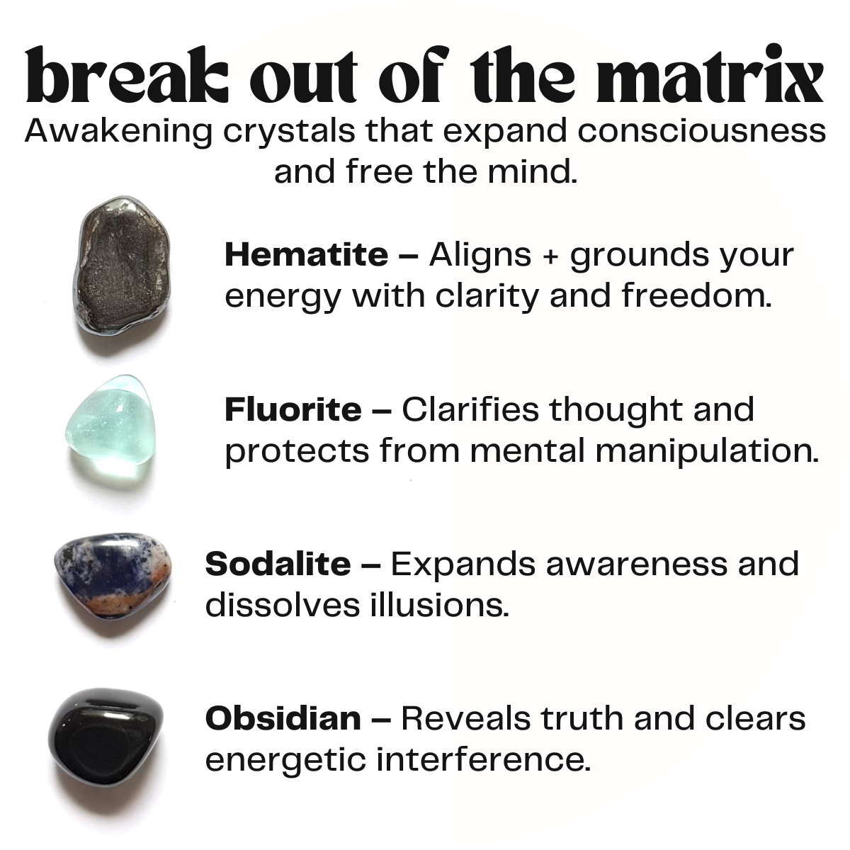 break out of the matrix