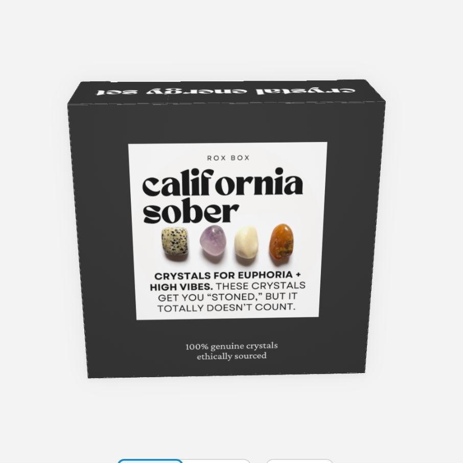 california sober - crystal gift for high vibes | cheeky funny sassy gift