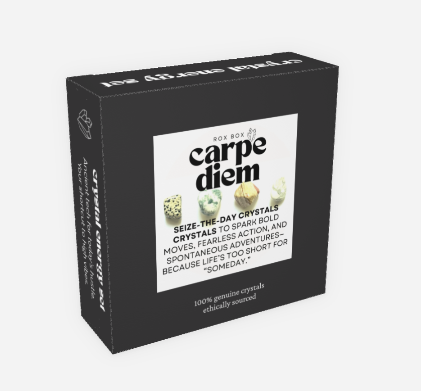 carpe diem - crystals for bold moves - fun cheeky gift