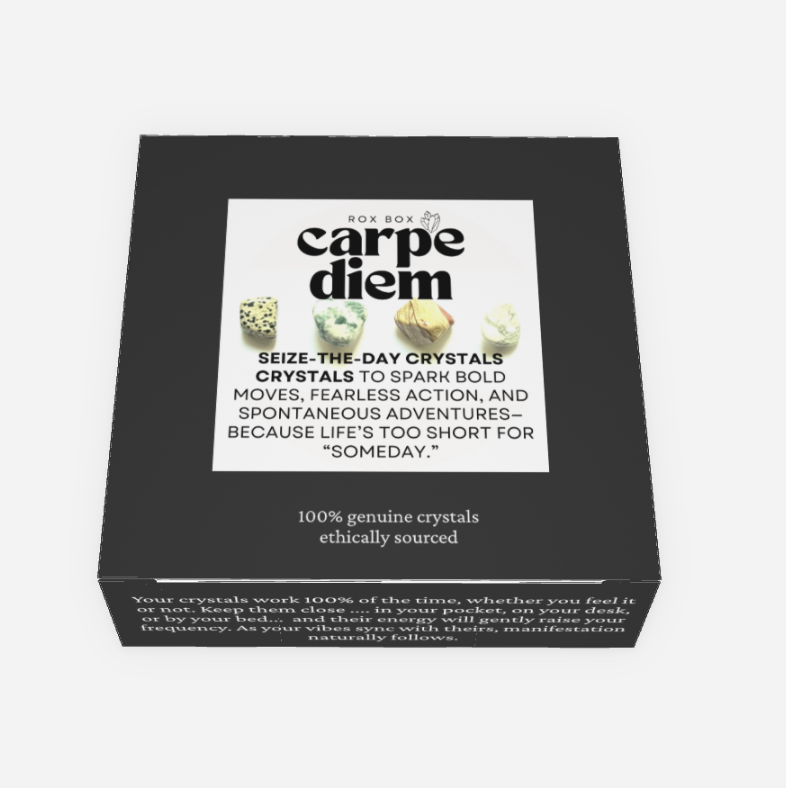 carpe diem - crystals for bold moves - fun cheeky gift