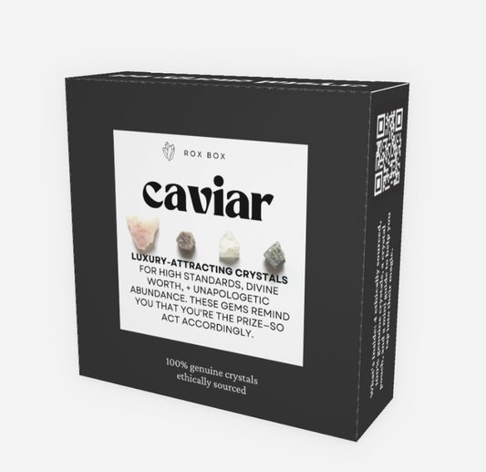 caviar crystals - crystals for abundance - cheeky gift funny gift