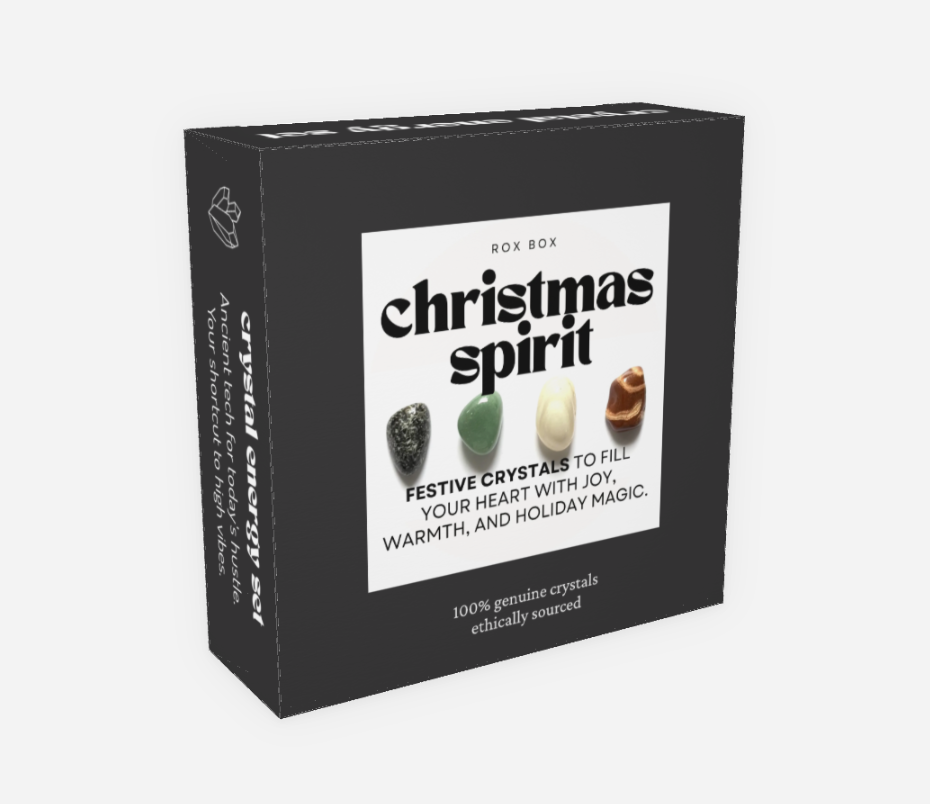 christmas spirit - crystals for joy and celebration - cheeky gift funny gift