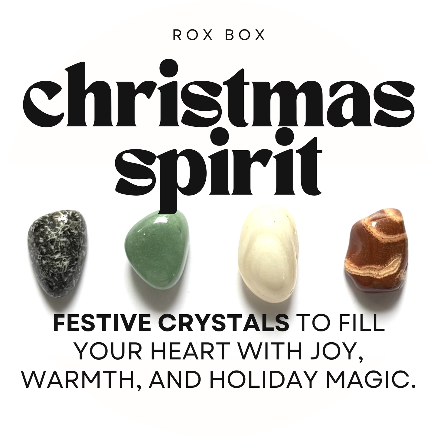 christmas spirit - crystals for joy and celebration - cheeky gift funny gift