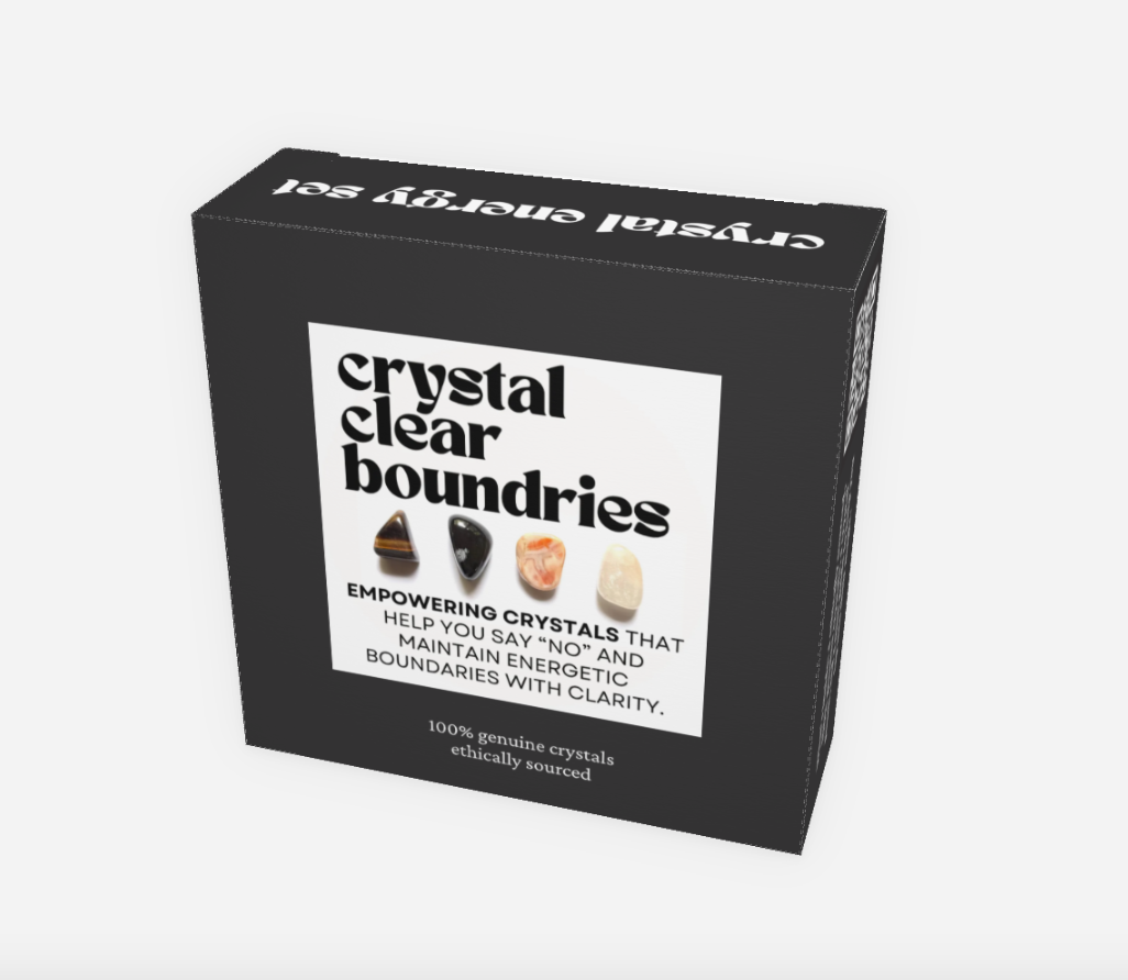 crystal clear boundaries - crystals for protection + empowerment | cheeky gift witchy