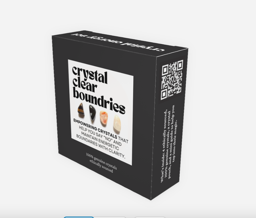 crystal clear boundaries - crystals for protection + empowerment | cheeky gift witchy