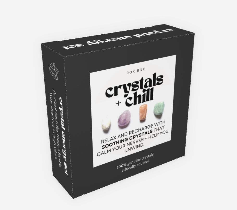 crystals + chill - crystals for relaxation | cheeky gift funny gift