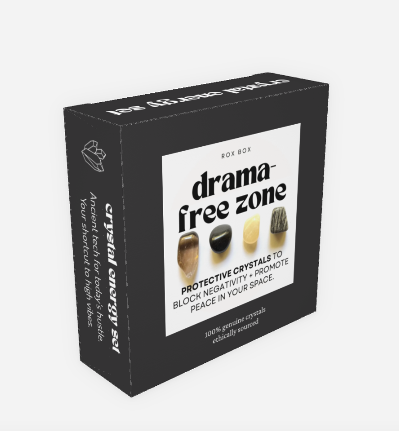 drama-free zone - crystal gift for protection | cheeky funny gift