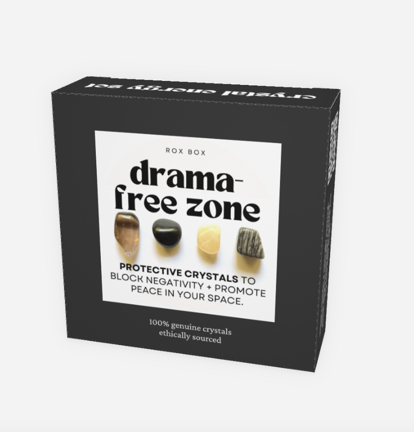 drama-free zone - crystal gift for protection | cheeky funny gift