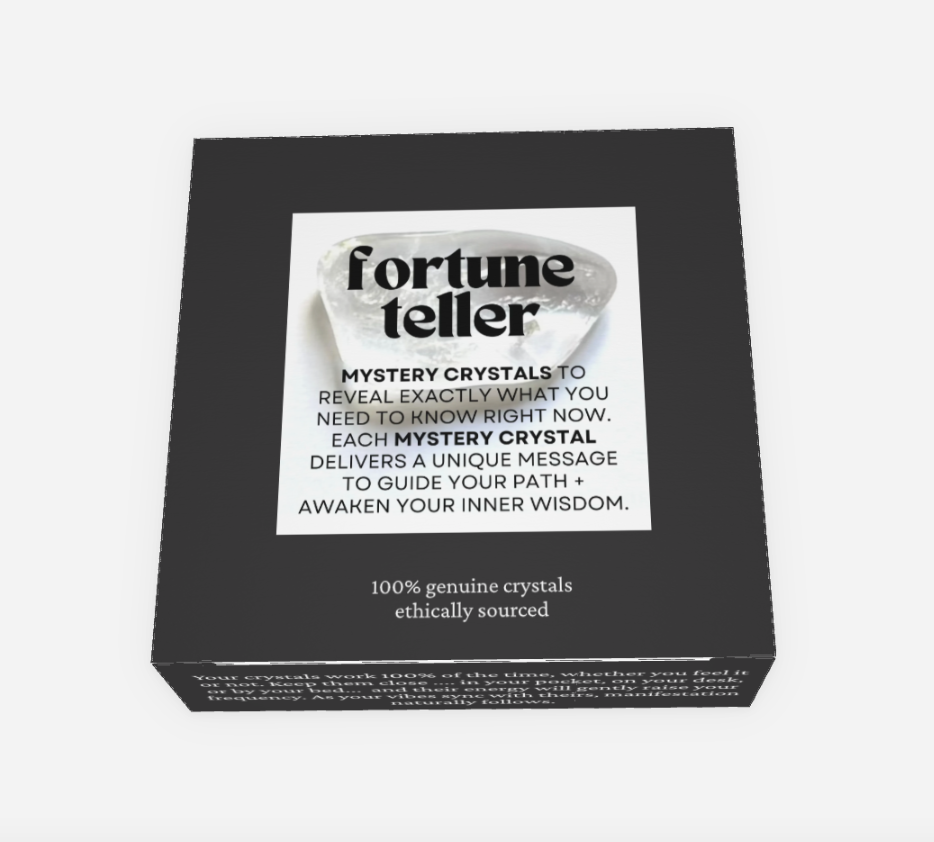 fortune teller - crystals for divine guidance - metaphysical Gift