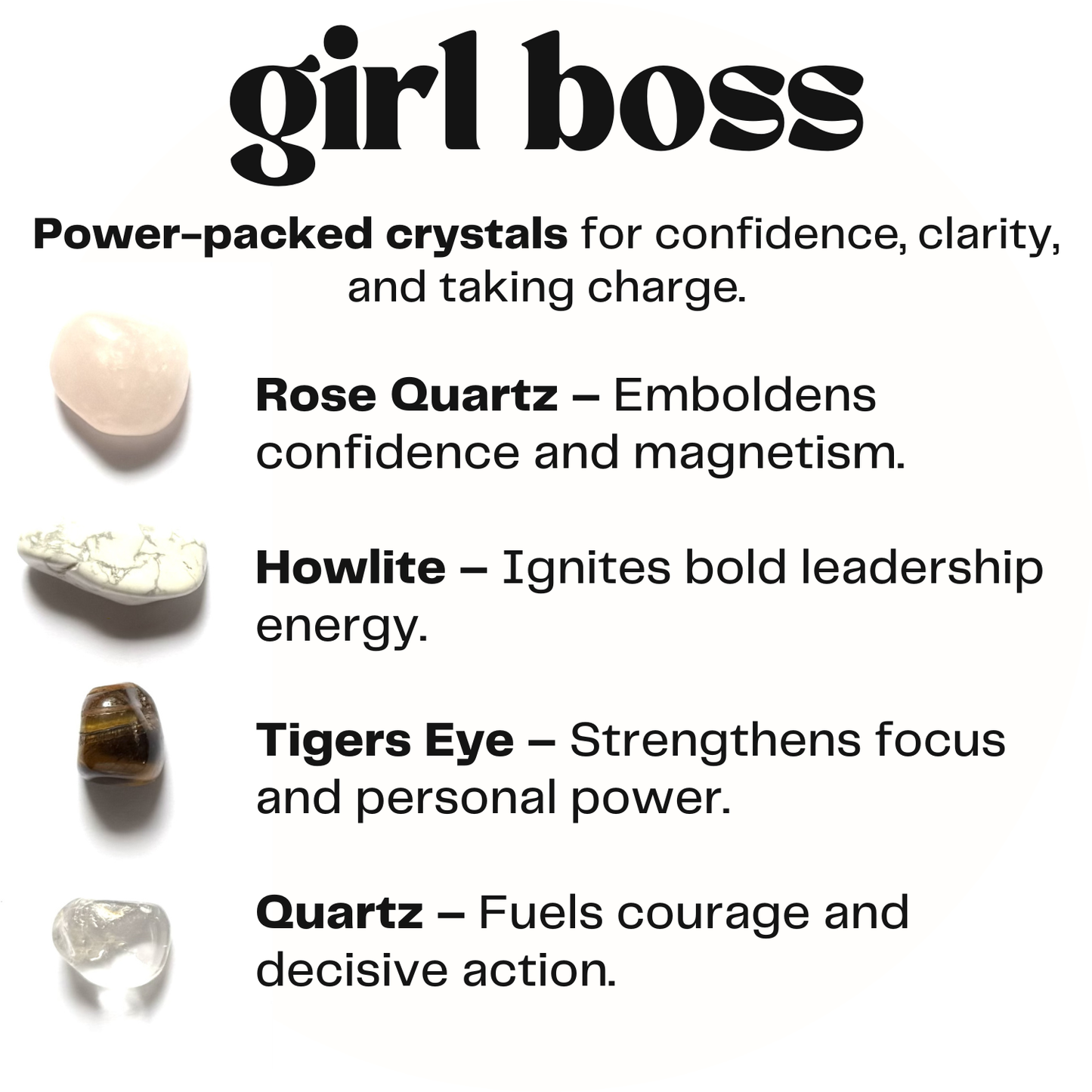 girl boss - crystal gift for confidence - cheeky gift unique giftfunny gift