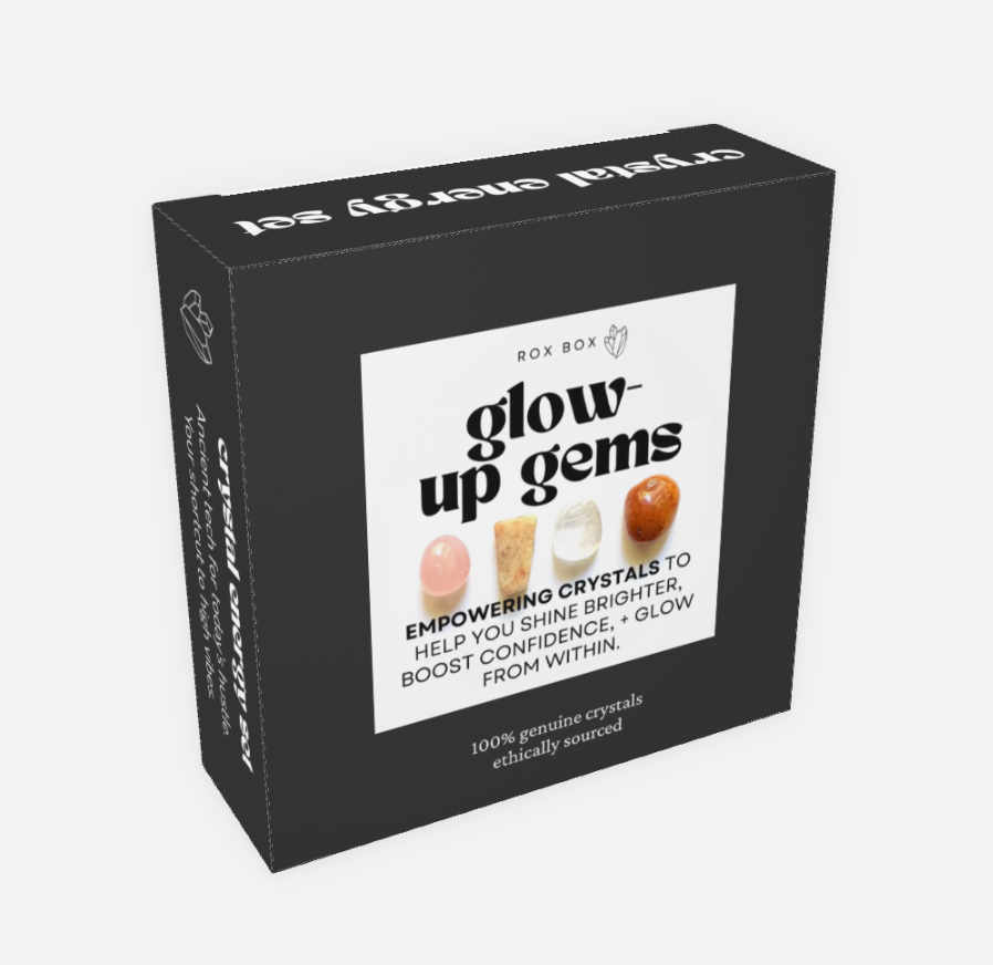 glow-up gems - crystals for empowerment | cheeky gift witchy gift