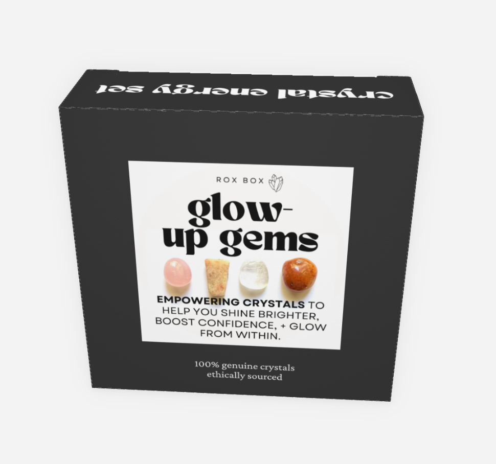glow-up gems - crystals for empowerment | cheeky gift witchy gift