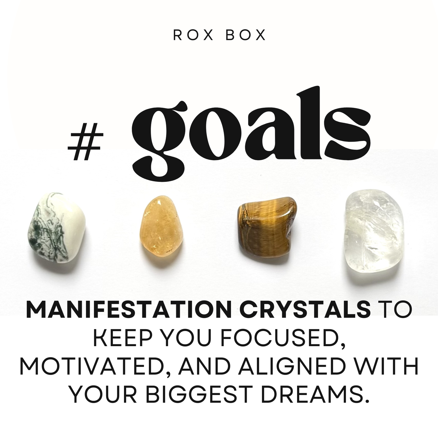 #goals - Crystal gift for manifestation and motivation - Spiritual Gift
