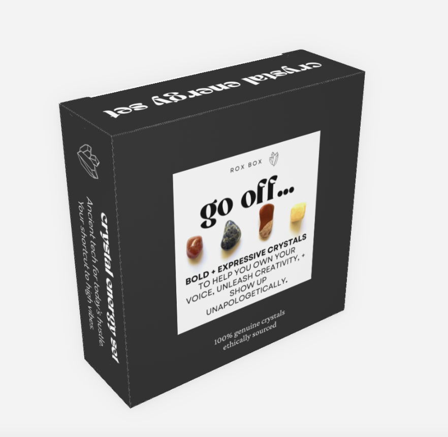 go off - crystals for creativity - cheeky gift funny gift