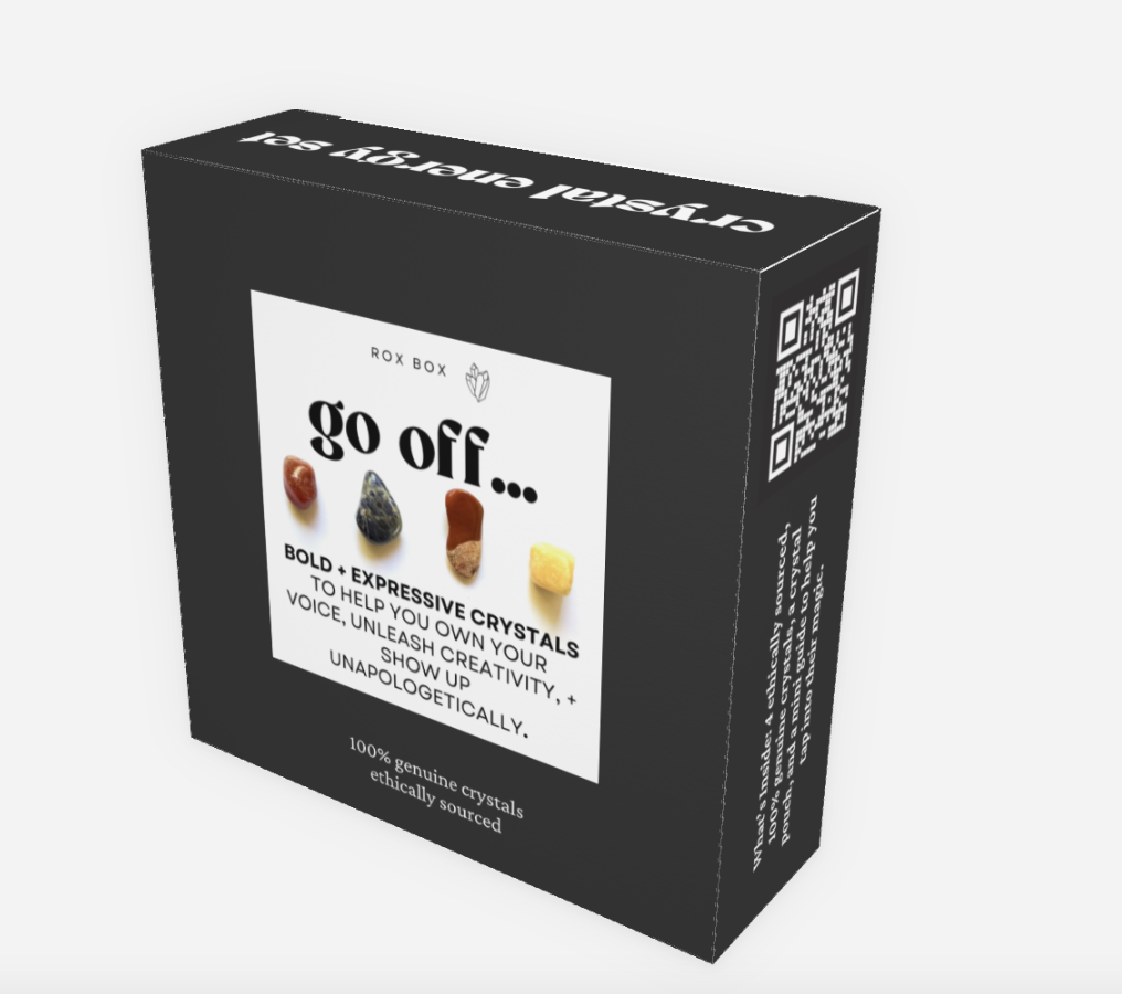 go off - crystals for creativity - cheeky gift funny gift