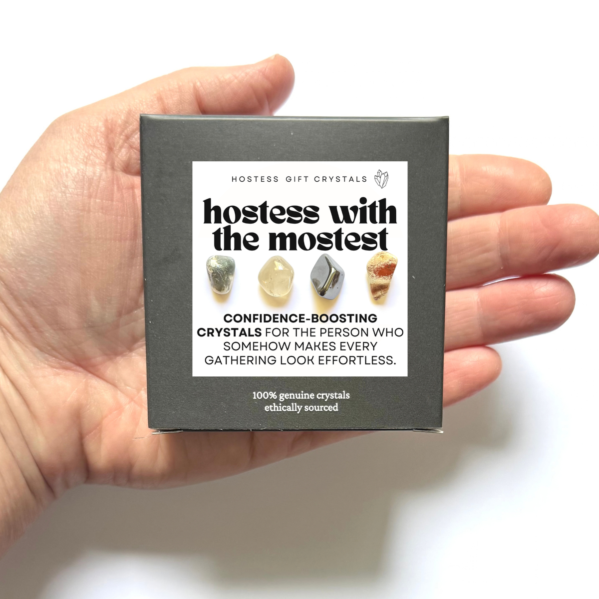 Holiday and Hostess  X Crystal Energy Sets - gemstone holiday magic, hostess energy, and a little crystal-powered good cheer