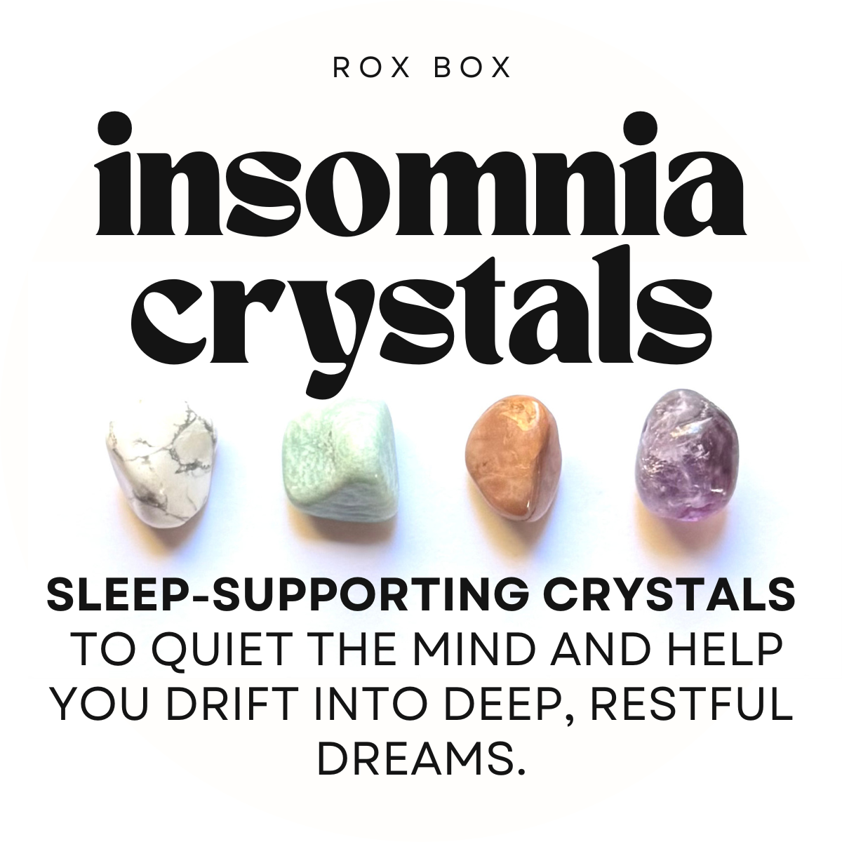 insomnia crystals - crystals for restful sleep - cheeky gift funny gift