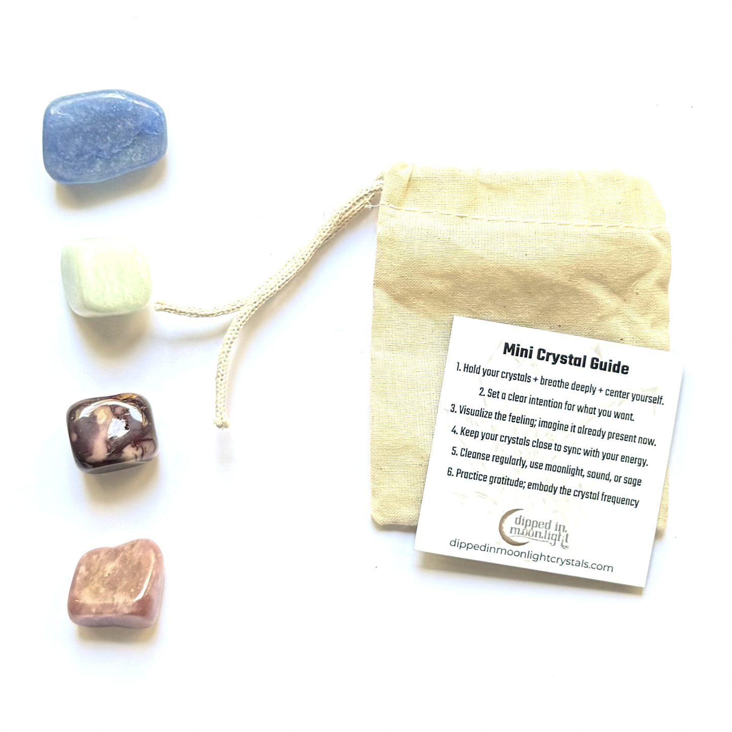 keep calm and carry on - crystals for peace + serenity - fun cheeky gift