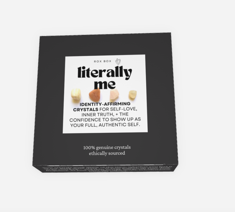 literally me - crystal gift for authenticity - cheeky gift funny gift
