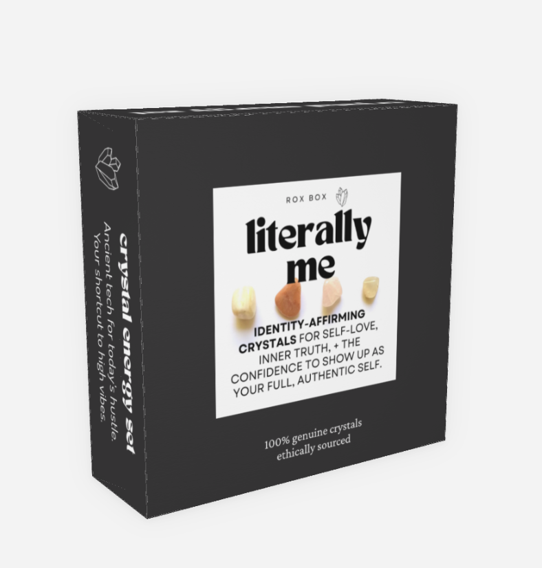 literally me - crystal gift for authenticity - cheeky gift funny gift
