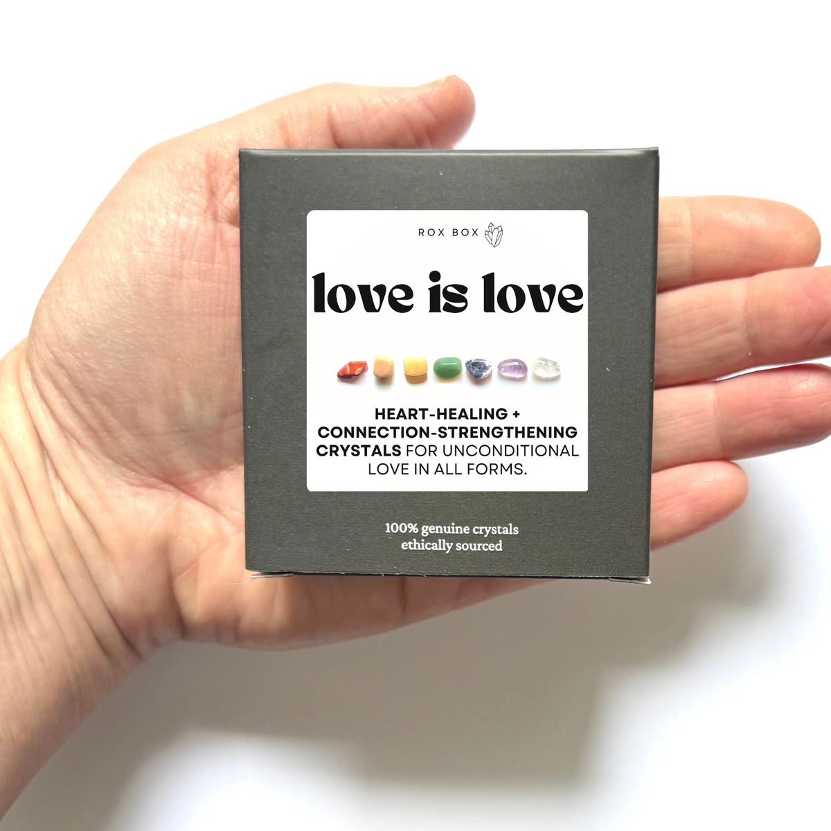 LGBTQ+ Crystal Collections - crystal set for love, acceptance, pride, support