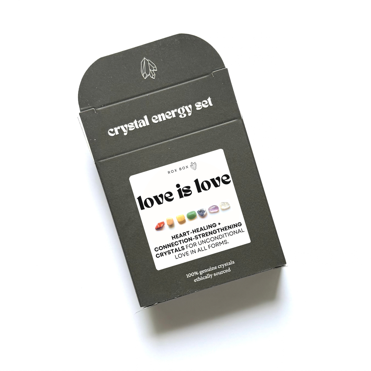 LGBTQ+ Crystal Collections - crystal set for love, acceptance, pride, support
