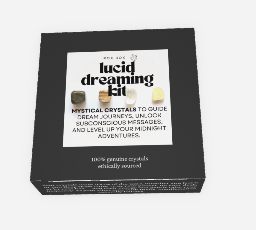 lucid dreaming kit - crystals for dreamwork - metaphysical gift