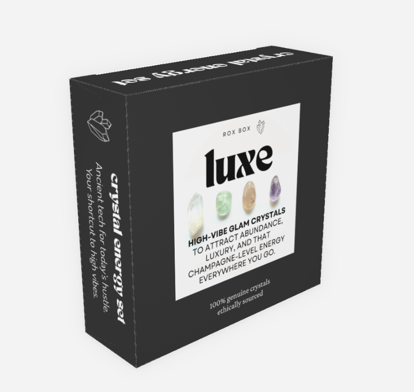 luxe - crystals for abundance - crystals for abundance - fun cheeky gift